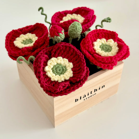Mini Poppy Flower Box